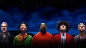 Lebonplanciné - Nope, affiche avec Daniel Kaluuya, Steven Yeun, Keke Palmer, Brandon Perea & Michael Wincott