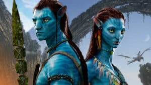 Avatar, scène montrant Jake Sully et Neytiri