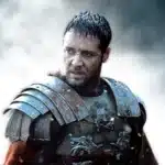 Russell Crowe dans le rôle de Maximus Decimus Meridius dans Gladiator